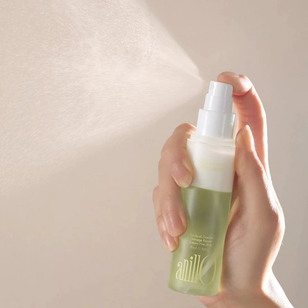 ANILLO Patchouli Garden Damage Repair Cream Hair Mist 70ml - Відновлюючий крем-спрей для дуже пошкодженого волосся - фото №2 ANILLO Patchouli Garden Damage Repair Cream Hair Mist 70ml - Відновлюючий крем-спрей для дуже пошкодженого волосся - фото №2